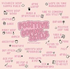 Positive Coping Skills, Bulletin Journal, Practicing Self Love, Healing Books, Self Care Bullet Journal, Writing Therapy, Positive Self Talk, Positive Self Affirmations, Mental And Emotional Health