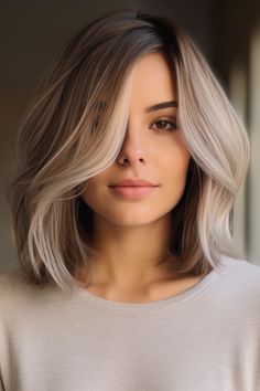 Amazing shoulder for women | Trendy hairstyle ideas | Easy hairstyle ideas Cool Short Bob Hairstyles, Hairstyles Above The Shoulders, Haircut Shoulder Length Layers Straight, Timeless Haircuts For Women, Shoulder Length Hair For Thinner Hair, Shoulder Length Hairstyle Women Fine Hair, Short Hairstyle Shoulder Length, Short Hair With Layers Side Part, Above Shoulder Haircuts For Women