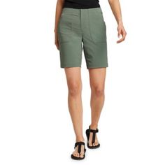 Take to the trails with our popular Horizon Bermuda Shorts. They're made of durable stretch fabric that's built to keep you moving while going off the beaten path thanks to natural sun protection.Models shown are 5'9" to 5'11" tall, wearing size S/4 or L/12. Stretch Hiking Bottoms With Built-in Shorts, Lightweight Outdoor Bottoms, Hiking Bottoms With Built-in Shorts And Stretch, Stretch Bottoms For Outdoor Activities In Summer, Spring Stretch Shorts For Outdoor Activities, Stretch Bottoms With Built-in Shorts For Hiking, Functional Shorts For Outdoor Activities In Spring, Casual Nylon Bottoms For Camping, Nylon Bottoms For Travel In Spring