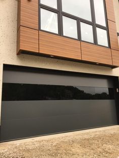 an image of a modern garage door