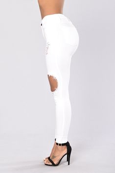 You look torn - just get every color! Our Glistening Jeans are destroyed in all the right places. Featuring a mid-rise, 5-pocket design, these jeans will flatter your every move. Now available in Curve. Available in White, Black, Olive, Red, Brown, Mauve, Mustard, And Medium Wash Available In Plus Size Mid Rise Skinny Leg Distressed 4 Pockets Super Stretch Fabric Gap Proof Waistband Coin Pocket detail may vary by color. Disclaimer: Due To The Specialized Distressing Process, Each Garment Is Uniq