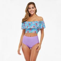 Camikini Set Floral Blue&Violet Women's Swimsuit Cheap Camikini Set Floral Blue&Violet Women's Swimsuit | Best Women's Swimwear [20200702-2] - $15.98 : FashionSonder - Online Cheap Workout Clothes & Yoga Clothes Shop For Women and Men Workout Shorts Women, Women's Swimsuit, Cheap Swimsuits, Women's Sportswear