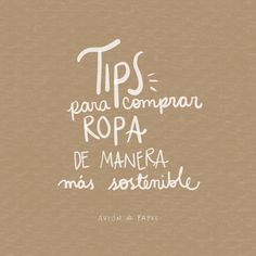 a brown background with the words tips para compani ropa de manera mais sosteniblee