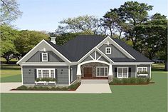 this is an artist's rendering of these house plans