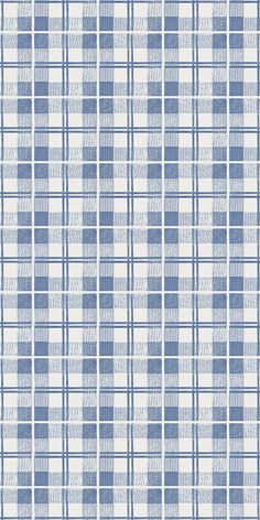 a blue and white checkered wallpaper pattern