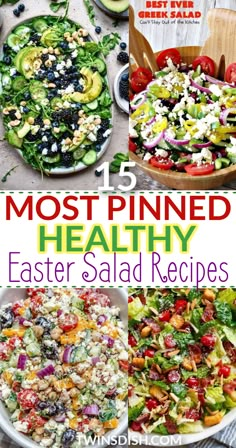 the top five most - pinned healthy fast salads