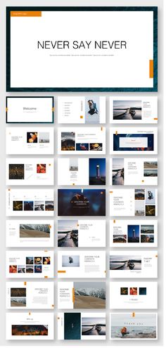 an image of a bunch of different webpages on the same page, all in white and orange