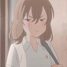 a girl with long hair holding a knife in her hand