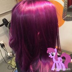 Y2k Purple Hair, Twilight Sparkle Hair Color, Red Pink And Purple Hair, Hot Pink And Purple Hair, Hair Dyed Idea, Red And Purple Aesthetic, Hair Color Ideas Purple, Bubblegum Hair, Red And Purple Hair