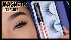 Eyeliner Step By Step, Apply Magnetic Eyelashes, Fake Eyelashes Applying, Eyelashes Tutorial, Applying False Eyelashes, Face Time, Magnetic Lashes, Magnetic Eyelashes, How To Apply Mascara