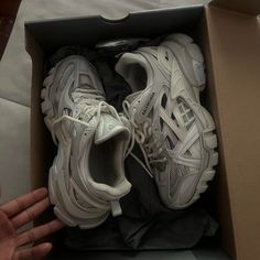 Balenciaga Track Runners, Used But Only Worn 4 Times. Size 37/7.5 Womens I Just Want These Shoes Off My Hands !! Im Willing To Negotiate Pricing Just Dm Me And Lmk :) Track Runners Balenciaga, Balenciaga Runner, Track Runners, Balenciaga Runners, Shoes Balenciaga, Balenciaga Track, Balenciaga Shoes, Fashion Killa, Cream White