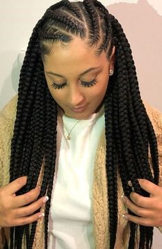 Short Box Braids Hairstyles, Feed In Braids Hairstyles, Goddess Braids Hairstyles, African Hair Braiding Styles, Braids Hairstyles Pictures, Braided Cornrow Hairstyles, Quick Braided Hairstyles, Twist Braid Hairstyles, Protective Hairstyles Braids