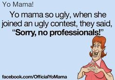 a woman with red hair and an angry look on her face, saying yo mama