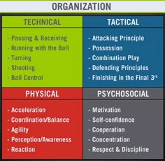 a table with three different types of physical and social skills in it, including physical activities