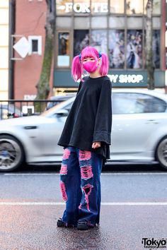 Jeans Dama, Harajuku Street Style, Harajuku Japan, Japan Fashion Street, Japanese Hair, 일본 패션, Harajuku Fashion Street