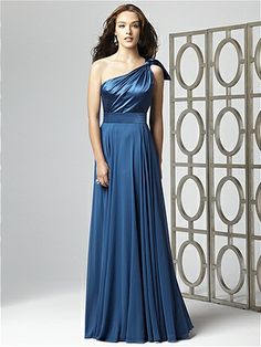 Dessy Collection Style 2861 in Ocean Blue www.patsysbridal.com #PatsysBridal #DessyCollection #bridesmaid Recital Dress, Long Bridesmaid Dress