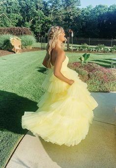 Party Dresses Long, Formal Party Dresses, A Line Prom Dress, Princess Prom Dresses, Prom Dress Evening, Fancy Gowns, Prom Dresses Yellow, Stunning Prom Dresses, Backless Prom Dresses