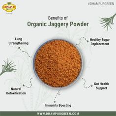 the benefits of organic jagery powder