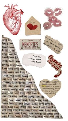 an altered collage with words and pictures