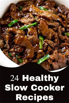 healthy slow cooker recipes that are easy to make