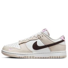 (WMNS) Nike Dunk Low 'Neapolitan' HF9990-100 Bride Nike Dunks, Neapolitan Dunks, Slides With Socks, Nike Dunks Women, Nike Dunks Outfit Woman, Nike Dunk Low Women, Cute Shoes For School, Nike Dunks Outfit, Shoes Wishlist