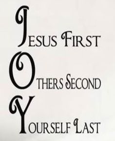 there is a wall sticker with the words jesus first, then second, and third names