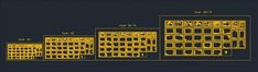 the diagram shows how many different types of windows can be seen in this image,