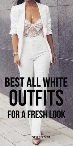 If you’re seeking fresh outfit style ideas, you’re in the right place. Below, we’ve got fashion-forward ways to pull off an all-white ensemble. All White Trouser Outfit, Dressy White Pants Outfit Classy, All White Holiday Party Outfit, All White Affair Outfits Black Women, Summer Cocktail Party Outfit Classy, All White Cruise Party Outfit, White Dress Pants Outfit Classy, Winter White Party Outfit, Off White Outfits For Women