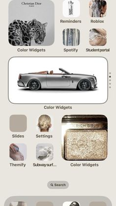 an info sheet showing the different types of cars and their features in each one's image