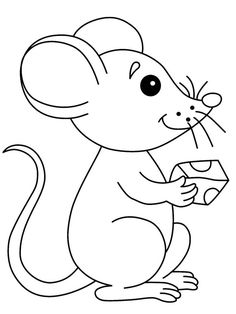 a cartoon mouse holding a piece of paper