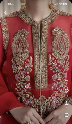 Indian Dress Up, Kameez Designs, Latest Bridal Dresses, Embroidered Handkerchief, Beautiful Pakistani Dresses, Bridal Dress Fashion, Simple Pakistani Dresses, Embroidery Designs Fashion, Fancy Dress Design