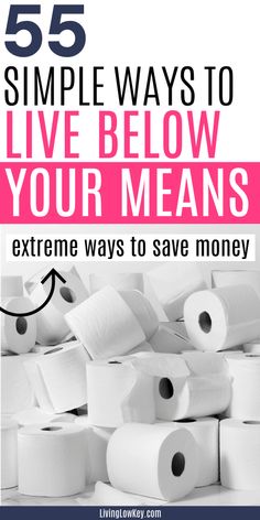 Extreme habits of super frugal people. These are some of the best frugal living tips I've found. If you are ready to stop being poor, introduce these habits into your daily life. Easy Gifts To Make, Living Below Your Means, Money Saving Mom