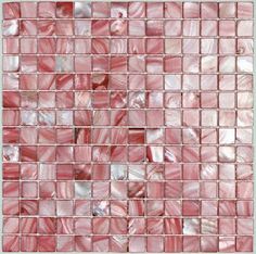 pink and white glass mosaic tile