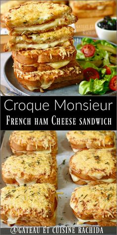 croque monsieurieur french ham cheese sandwich is an easy and delicious appetizer