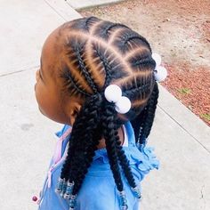 Cornrow And Twist, Low Ponytails, Daughter Hairstyles, Cute Ponytail, Cute Ponytail Hairstyles, Twist Hairstyle, Kids Hairstyle