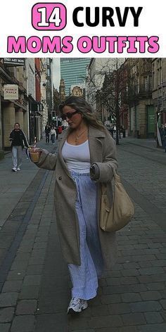 Cute Comfy Outfits For Winter Midsize, European Fashion Fall Plus Size, Bus Stop Mom Outfits, Midsize Jeans Outfit Fall, Flattering Outfits For Midsize Women, Fall Fashion Outfits Midsize, Curvy Over 40 Outfits, Casual Fall Plus Size Outfits, Stylish Mom Outfits Fall