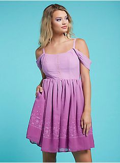 Her Universe Disney Tangled Rapunzel Princess Cold Shoulder Dress Rapunzel Disneybound, Rapunzel Princess, Lost Princess, Disney Dress, Cute Short Dresses, Elegant Halloween, Disney Bound Outfits, Tangled Rapunzel, Disney Princess Dresses