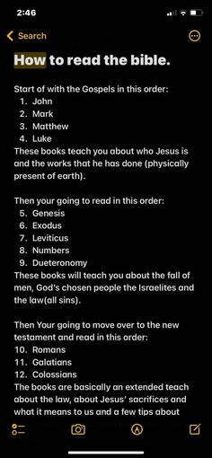 the bible app showing how to read the bible and what to do it in order