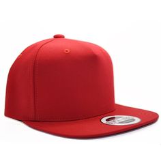 *Please note: The Color Option is for embroidery thread not hat color choices. Hat is sold as shown in photo. * Hat Details: - 5 Panel Hat Design - Adjustable Standard Snapback Enclosure - Wide Brim Design - Red Crown - Red  brim - Red Top Button - Ready for embroidery Note: Product Image color maybe brighter than actual item. Embroidery Details: 1. Front center location only! 2. Custom jobs allowed up to 6 colors Turnaround times: Print : 1-2 Day Turnaround Standard Embroidery : 1-2 Day Turnaro Blank Hats, Red Crown, Personalized Hats, Red Panels, 5 Panel Hat, Custom Caps, Him Gifts, For Him Gifts, Embroidered Baseball Caps