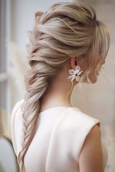 Long Braided Hairstyles, French Braid Hairstyles, Bridal Hairstyles, Soft Waves, Braided Hairstyles For Wedding, Braids For Long Hair, French Braid, Bride Hairstyles