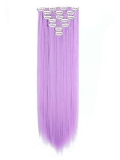 Purple Extensions, Purple Hair Extensions, Long Hair Extensions, Purple Collar, Synthetic Hair Extensions, Violet Purple, Clip In Hair Extensions, Hair Extension, Purple Hair