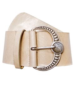 Inspired by boho style, this wide belt is contoured for a comfortable fit. Fastened with a textured half-moon buckle with a complimentary stone setting. 2.5"W Genuine Leather Acrylic Cabochon Made in the USA Belt Bag Fashion, Tan Belt, Hip Belt, Seat Belts, Photoshoot Inspo, Stone Setting, Wide Belt, Bag Fashion, Seat Belt