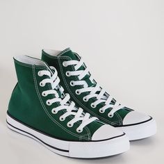 Converse Chuck Taylor All Star Hi High Top Midnight Clover Green / White / Black / Amazon Green Canvas Unisex Sneakers A09918c Nwt Brand: Converse Model: Chuck Taylor All Star Hi Style Code: A09918c Color: Midnight Clover / White / Black Gender: Unisex, Listed As Men's Shoes. Size Guide: Us Men's 4 / Us Women's 6 / Uk 4 / Eur 36.5 / Cm 23 Us Men's 7 / Us Women's 9 / Uk 7 / Eur 40 / Cm 25.5 Us Men's 7.5 / Us Women's 9.5 / Uk 7.5 / Eur 41 / Cm 26 Us Men's 8 / Us Women's 10 / Uk 8 / Eur 41.5 / Cm 2 Cute Shoes For Women Boots, Dark Green High Top Converse, Mens Fashion Converse, Neon Green Converse, Emerald Green Sneakers, Black And Green Shoes, Emerald Green Converse, Green Converse Aesthetic, Converse Verdes