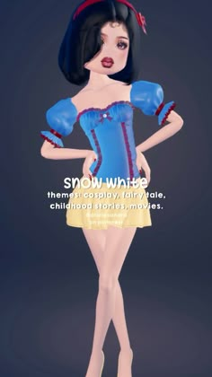 snow white from the animated version of disney's snow white