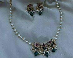 Indian Wedding Necklace, Ad Necklace Set, Wedding Jewelry Necklace, Jewelry Indian Wedding, Jewelry Ad, Gold Temple Jewellery