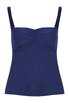 In a classic plain style, this tankini top is perfect for the pool or beach and matches with any tankini bottoms. With figure-flattering tummy control and moulded cups for support and comfort. Model Wears: Size 10 Model’s Height: 5'7" / 170cm Size 10 Models, Plain Style, Tankini Top, The Pool, Tankini, Cool Things To Buy, Size 10, Pool, How To Wear