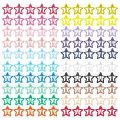 PRICES MAY VARY. [Premium Quality]: Star clips paint is made from electrostatic spray, the most lasting, beautiful colors and wear & tear. Environmental technology, Non-toxic. [Multiple Colors Choice]: Total 100 pack star clips, 20 different solid colors, 5pcs of each color. which is enough to go with every outfit. [Nice Size]: 1.18in Length and 1.18inch width [Quality Control]: Each hair barrettes we will check the quantity and colors 3 times before shipping to ensure everyone get all clips as Y2k Hair Accessories, Snap Hair Clips, Y2k Hair, Star Hair, Hair Accessories Clips, Snap Clips, Barrette Clip, Girls Hair Accessories, Hair Barrettes