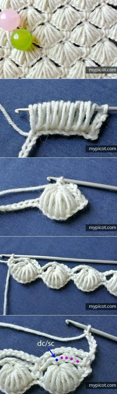 the instructions for how to crochet an ornament in two different ways