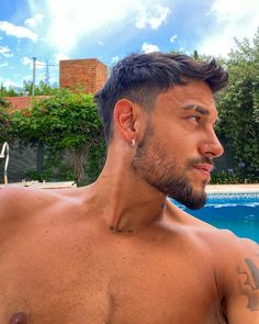 Latino Haircut Men, Beard Styles For Men Shape, Latino Haircuts, Men Eyebrows, Adrian Volkov, Beard Shape, Deception Trilogy, Eyebrow Slits