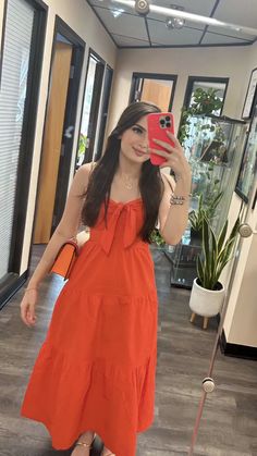 Modest Date Night Outfit Classy, Girly Modest Outfits, Orange Prom Dresses, Trendy Outfits Indian, A Line Prom Dresses, Looks Party, Formal Party Dress, Summer Dress Outfits, Causual Outfits